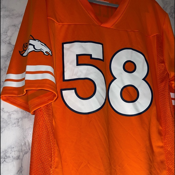 Von Miller Denver Broncos Brand New Mens L NFL Orange Jersey - Picture 2 of 12